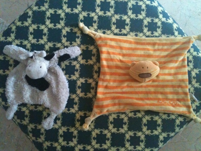 Vaca y oso, las mantitas de segunda generación para Nico